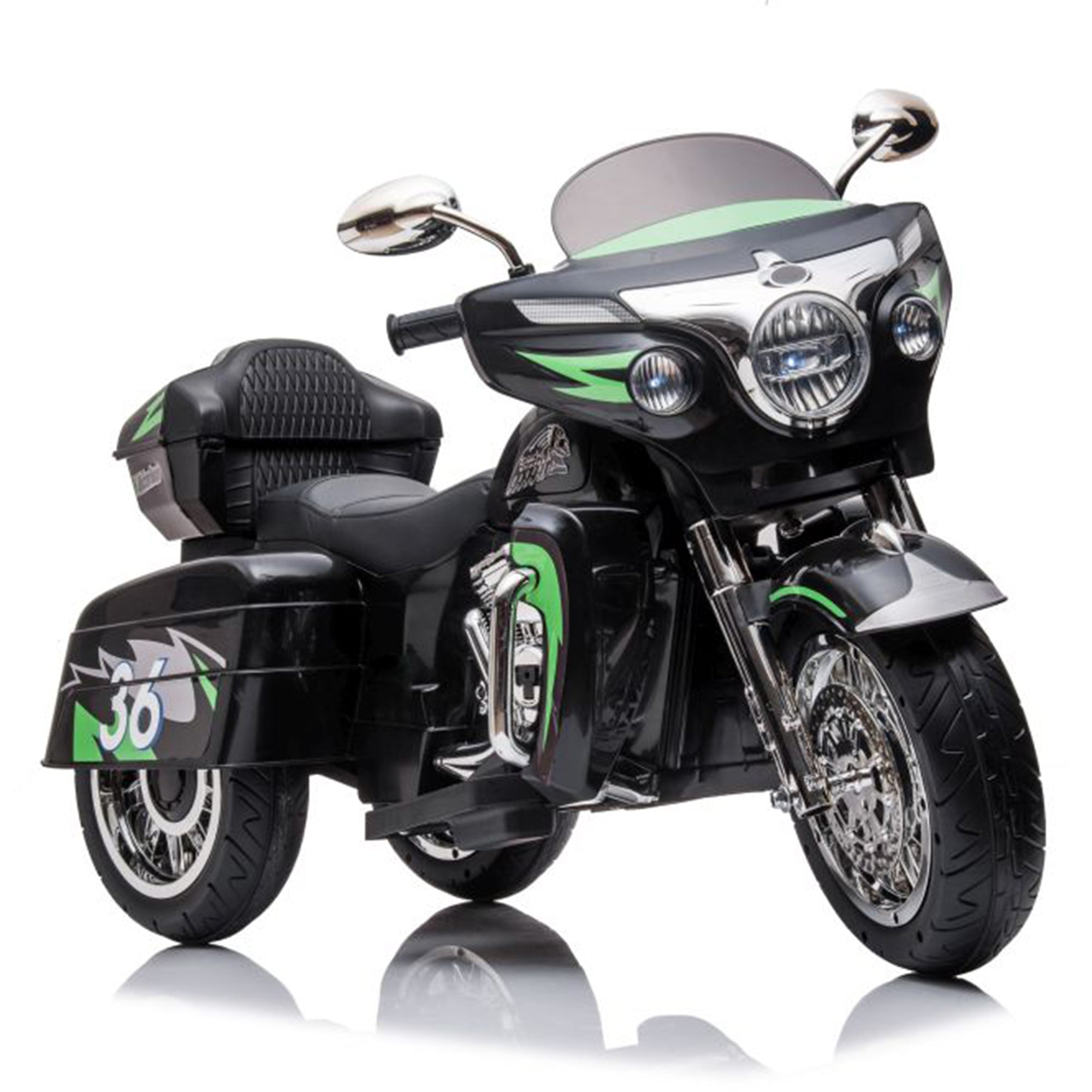 12V Kids Ride on Three-Wheeled Motorcycle 12V Kids Ride on Three-Wheeled Motorcycle